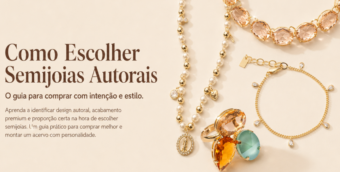 Como Escolher Semijoias Autorais: o guia para comprar com intenção e estilo