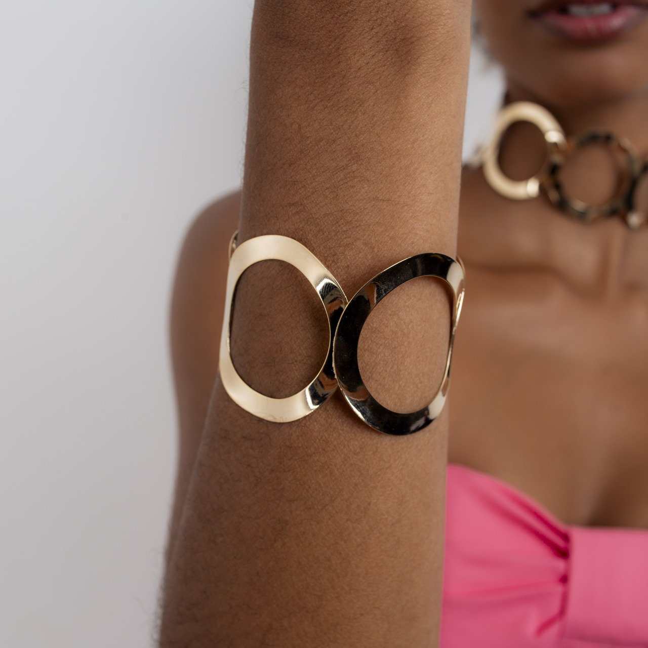BRACELETE LUNA BANHO OURO