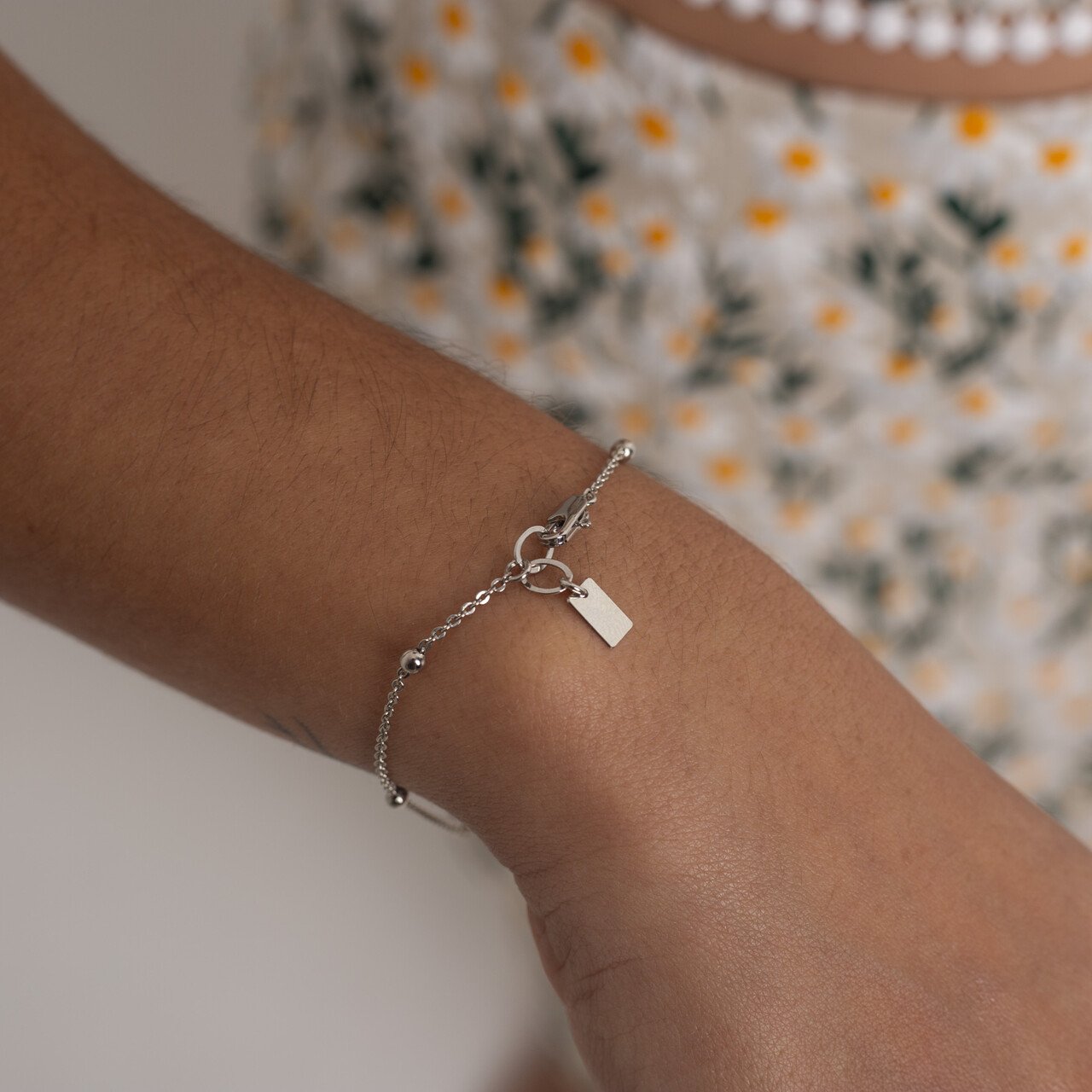PULSEIRA ESPIRITO SANTO BANHO RÓDIO BRANCO