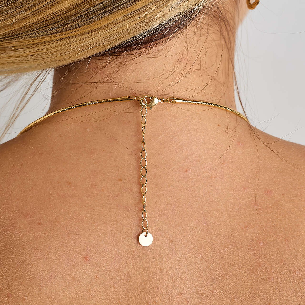 CHOKER ARO FINO BANHO OURO