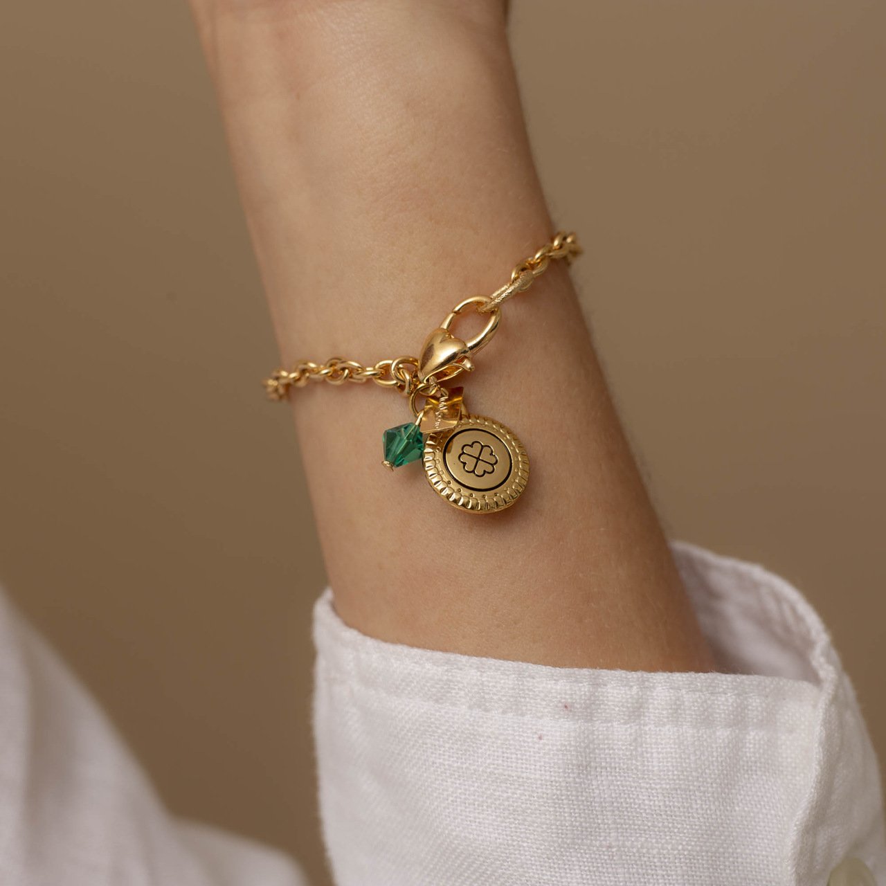 PULSEIRA DA AMIZADE SORTE BANHO OURO