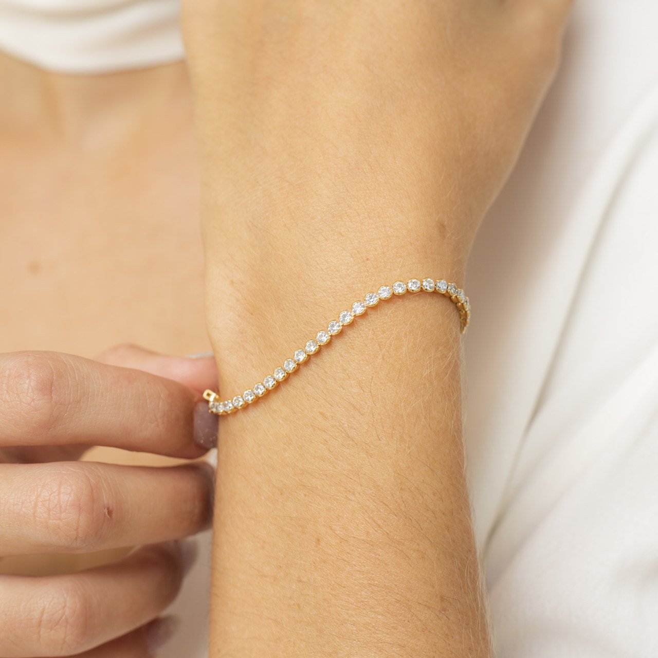 PULSEIRA LAVINE RIVIERA PORTUGUESA FINA BANHO OURO