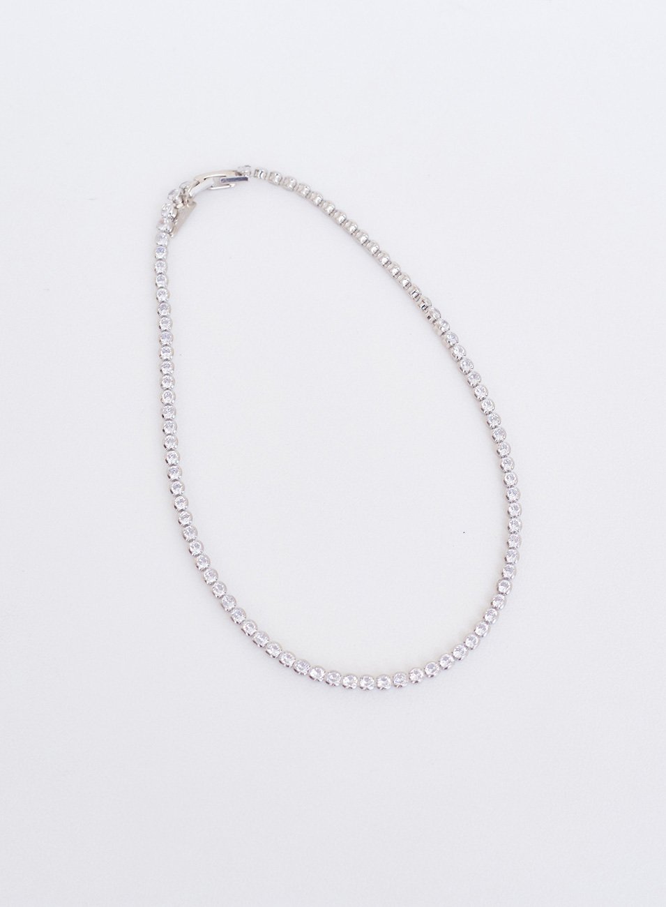 CHOKER BELA RIVIERA PORTUGUESA BANHO RÓDIO BRANCO