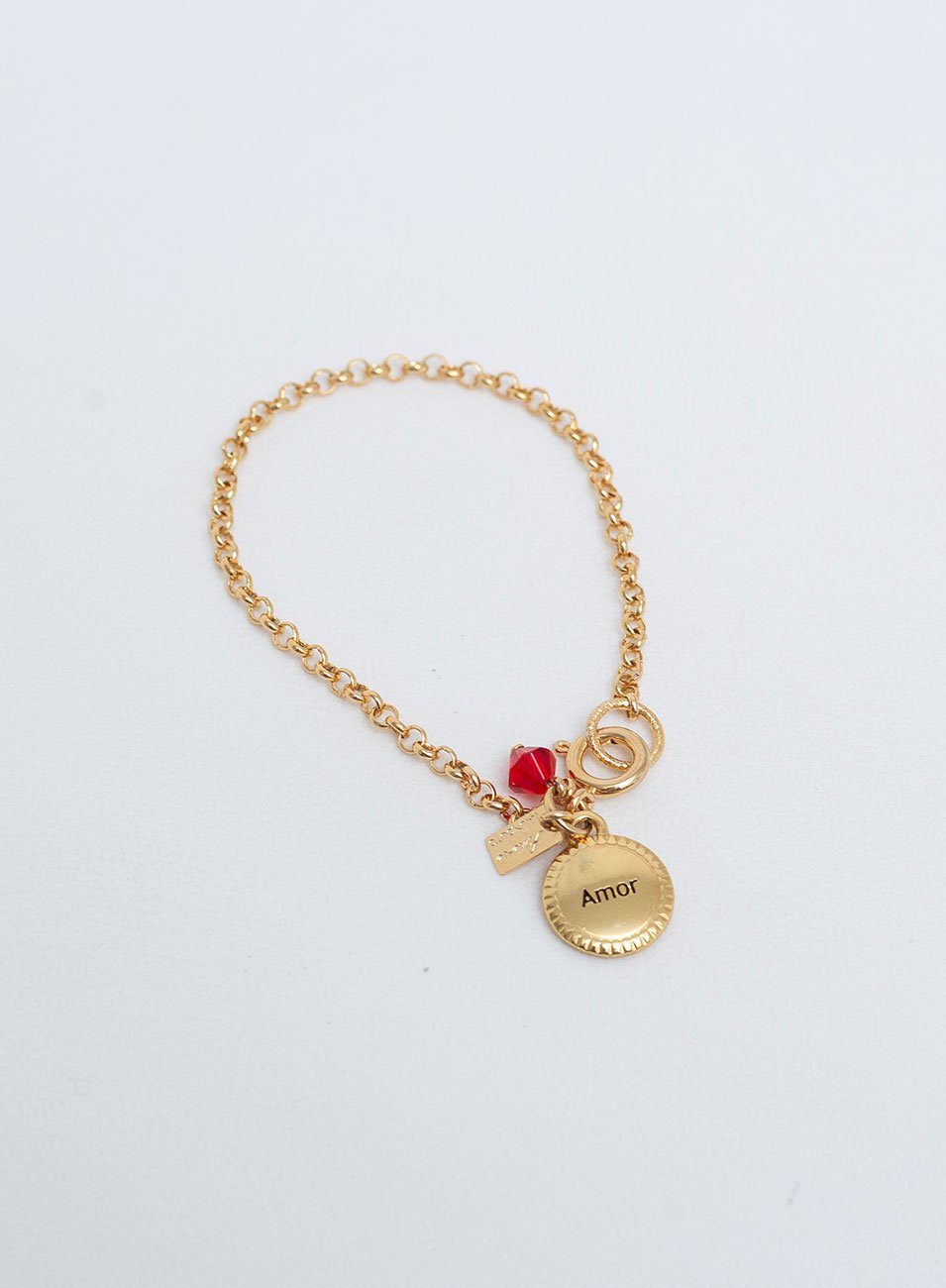 PULSEIRA DA AMIZADE AMOR CORRENTE ELOS BANHO OURO