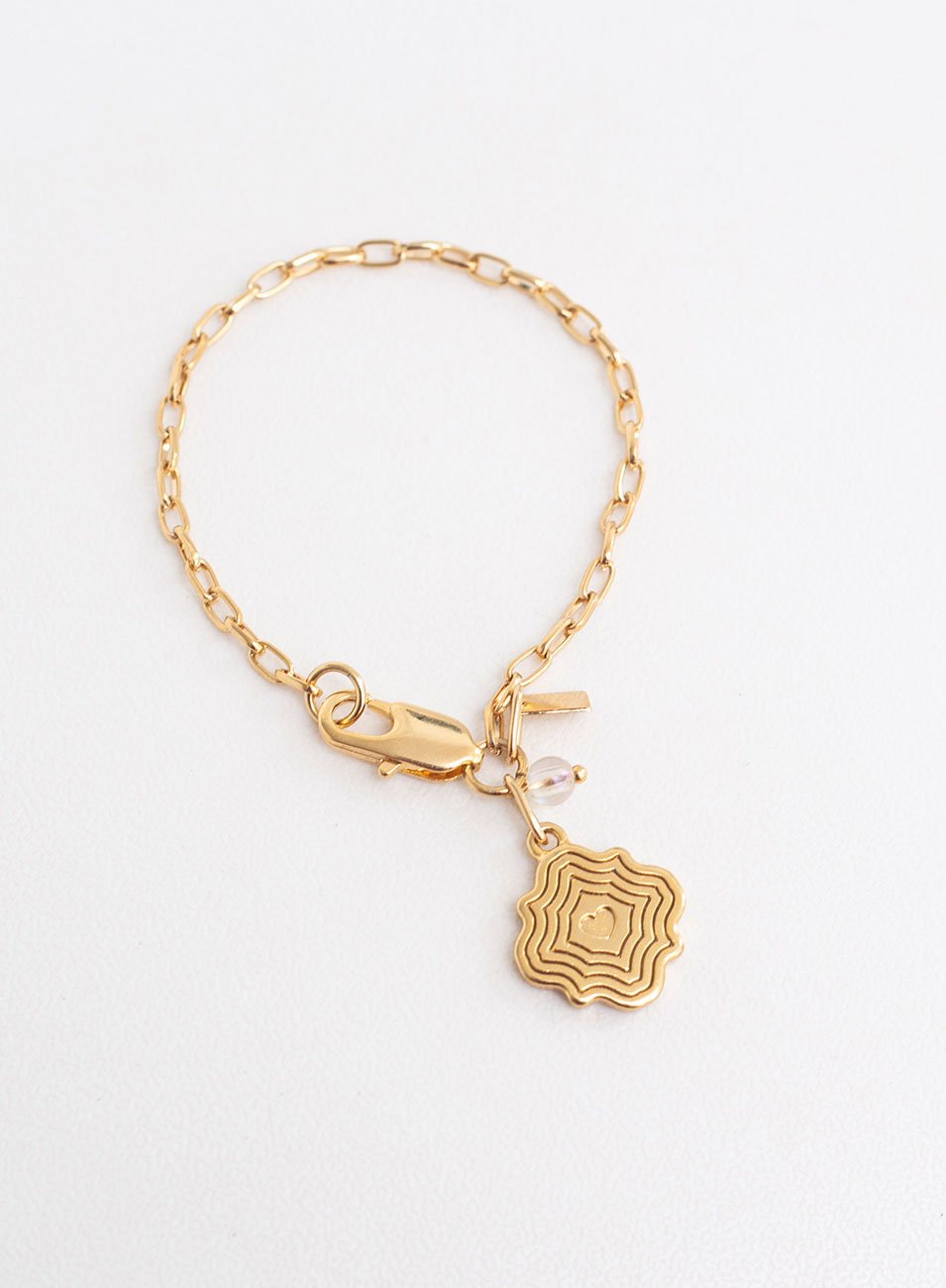 PULSEIRA PINGENTE ALEGRIA BANHO OURO
