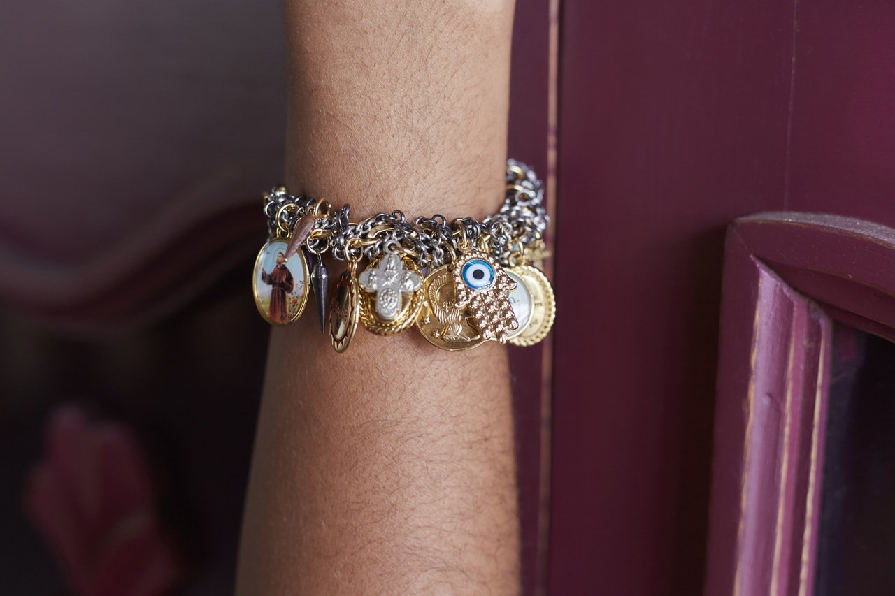 PULSEIRA CLOROFILA NOVA VERSÃO BANHO OURO ENVELHECIDO
