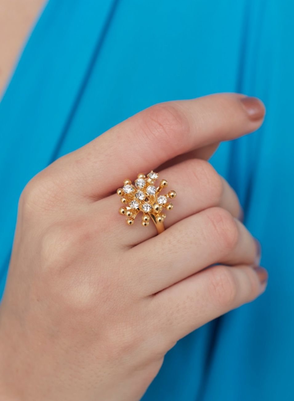 ANEL CALM INCOLOR BANHO OURO