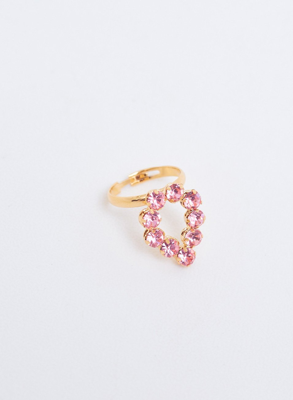 ANEL MARINA CRISTAIS ROSA BANHO OURO