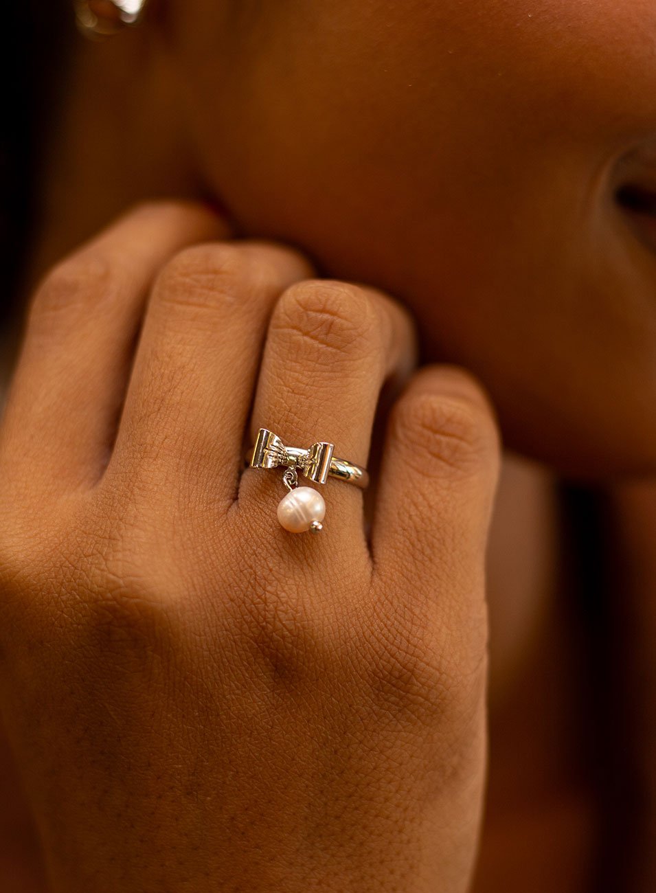 ANEL PEROLAÇO BANHO RÓDIO BRANCO