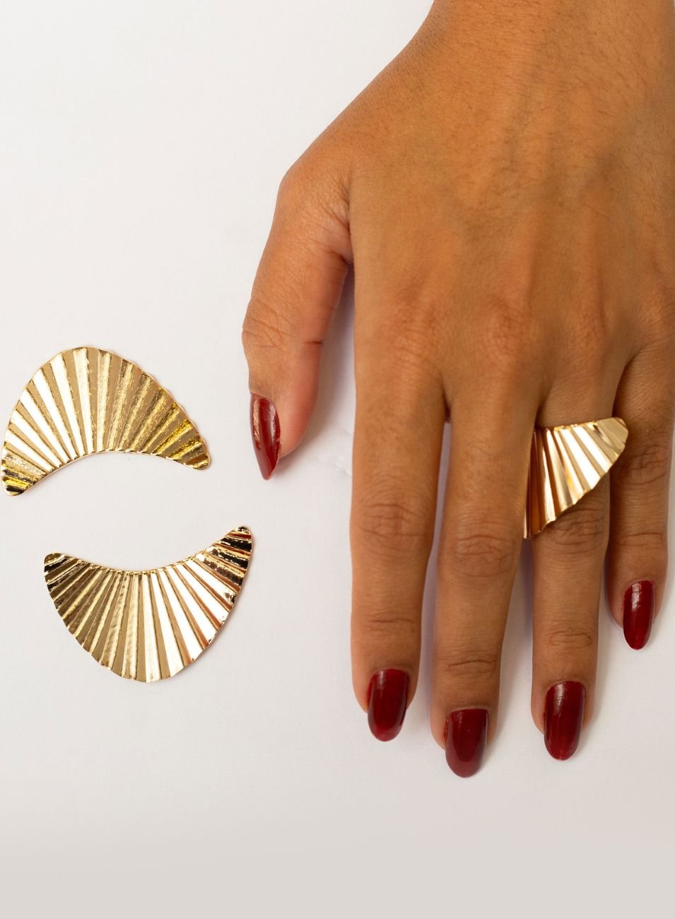 ANEL RAIO DE SOL BANHO OURO 