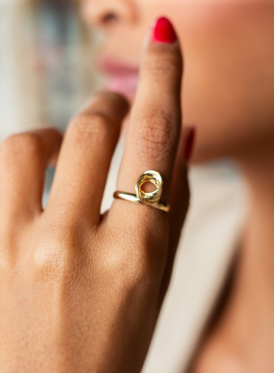 ANEL VÍNCULO BANHO OURO