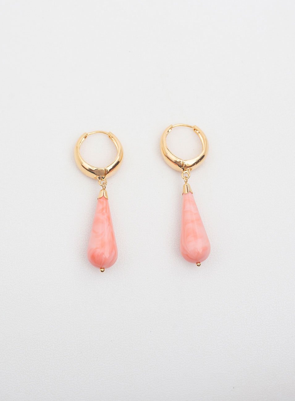 ARGOLAS ANASTACIA RESINA CORAL BANHO OURO