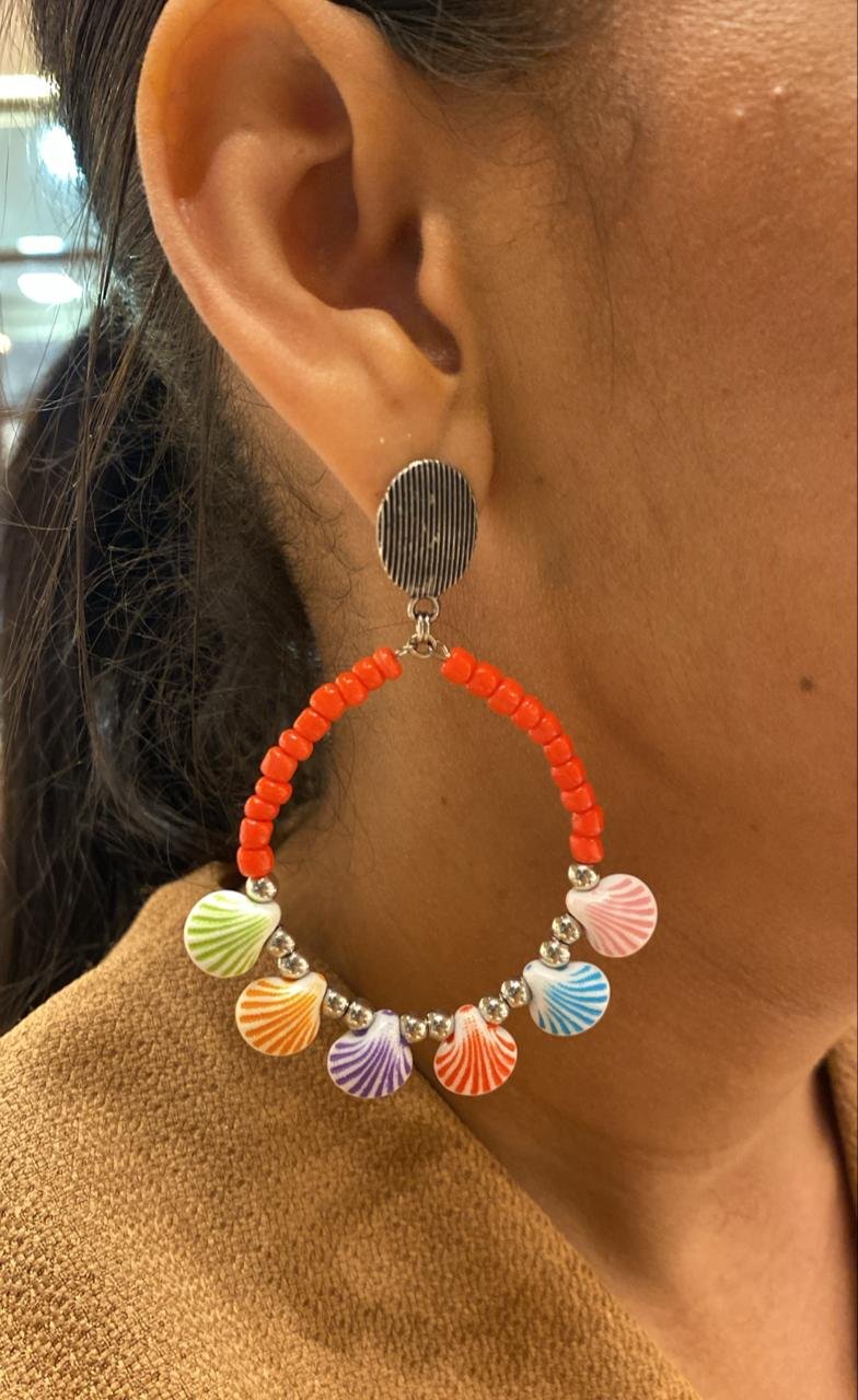 ARGOLAS CONCHAS COLORIDAS MIÇANGAS