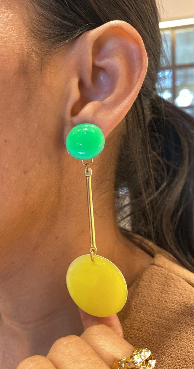 BR NEON CIRC VERDE E LARANJA BO