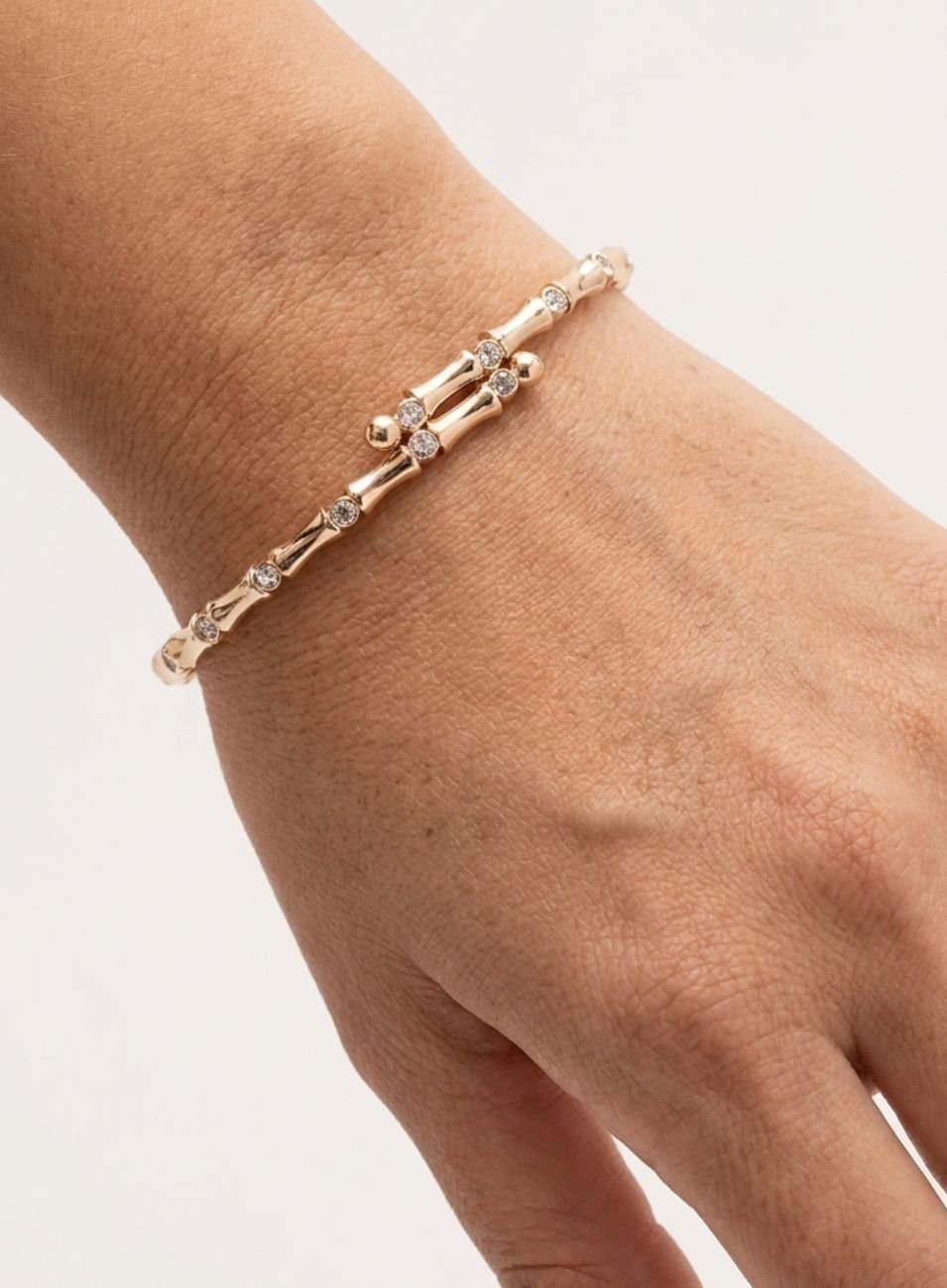 BRACELETE CURVAS BANHO OURO 