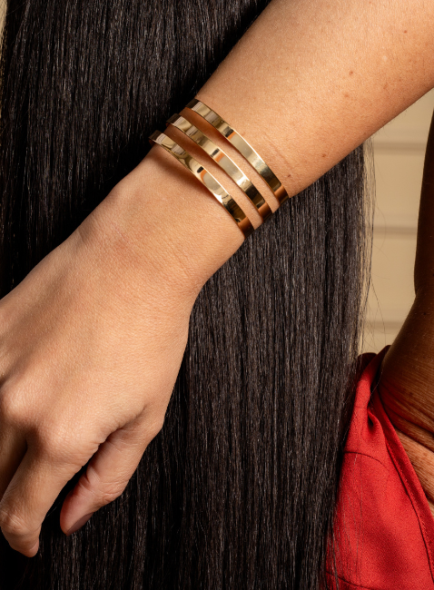 BRACELETE TENOR BANHO OURO