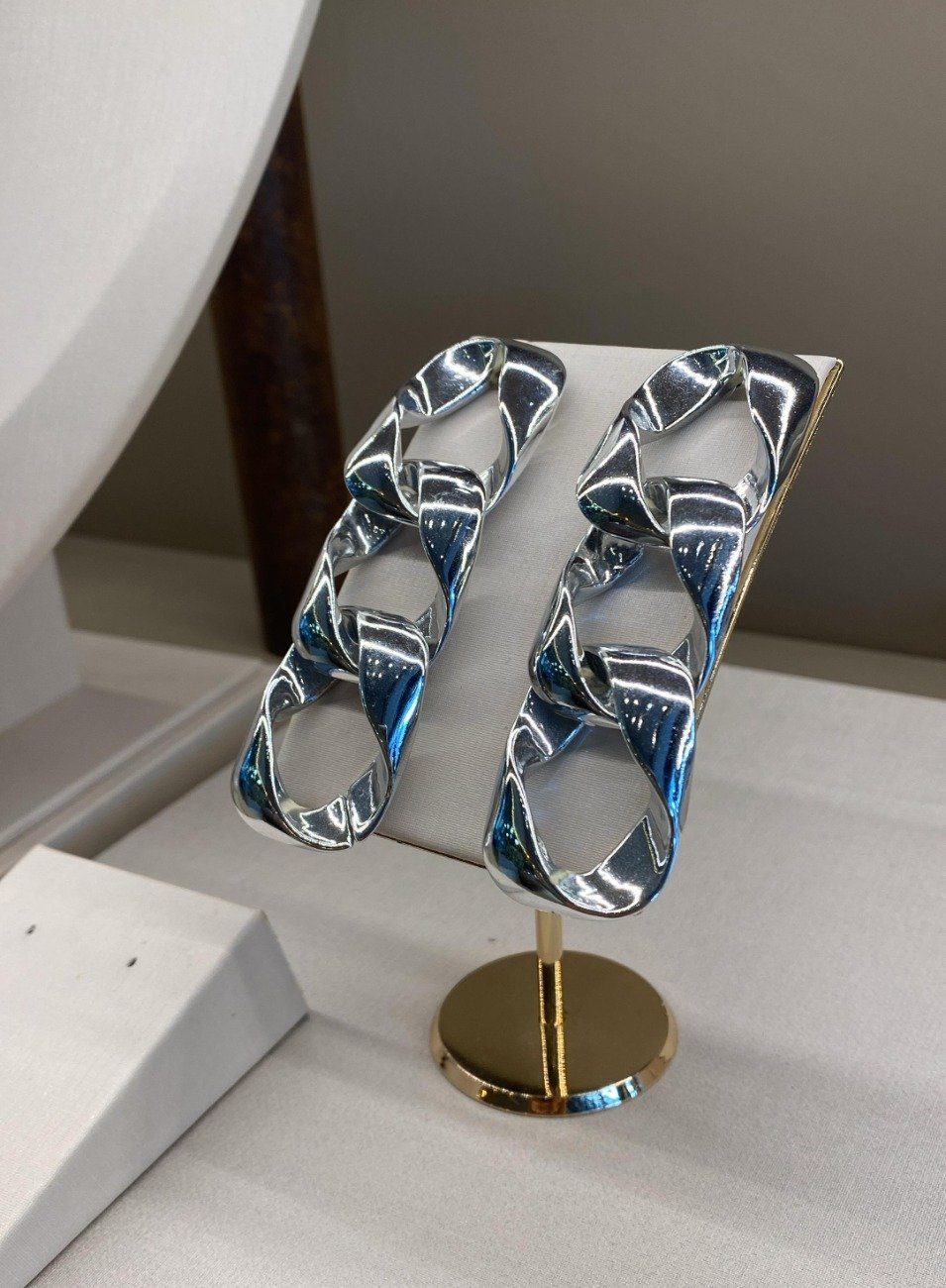 BRINCO CORRENTE GRUMMET ABS BANHO RÓDIO BRANCO