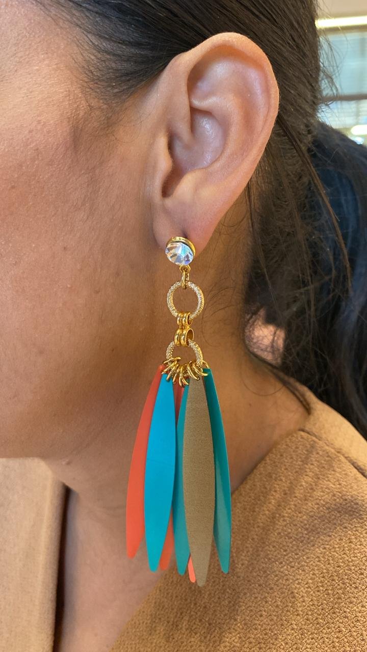 BRINCOS LANTEJOULAS CORES VARIADAS