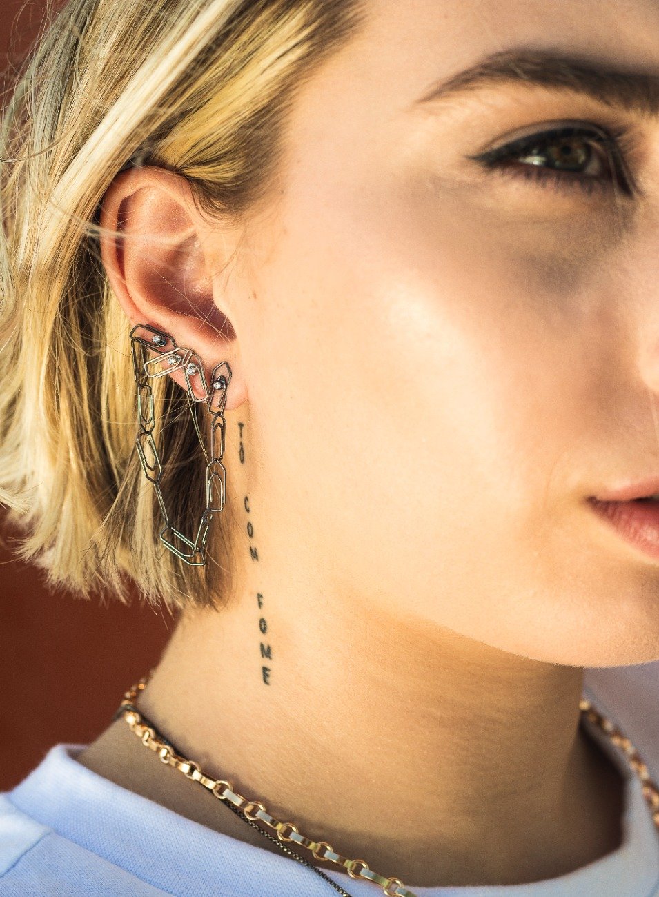 BRINCOS CLIPS PEQUENOS REMOVÍVEIS BANHO RÓDIO NEGRO