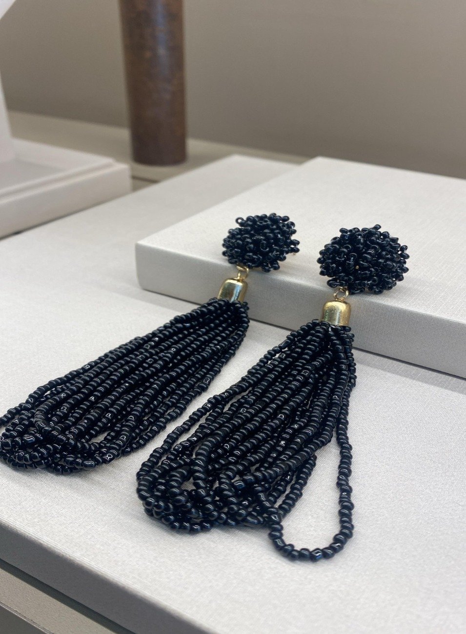 BRINCOS CRISTALLINI PRETO