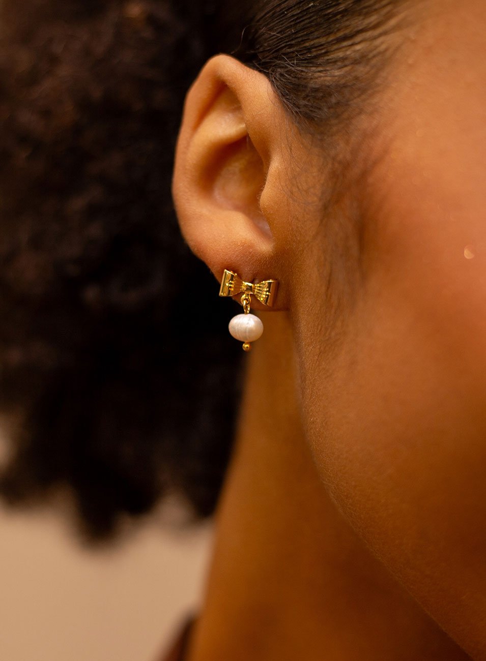 BRINCOS PEROLAÇO BANHO OURO