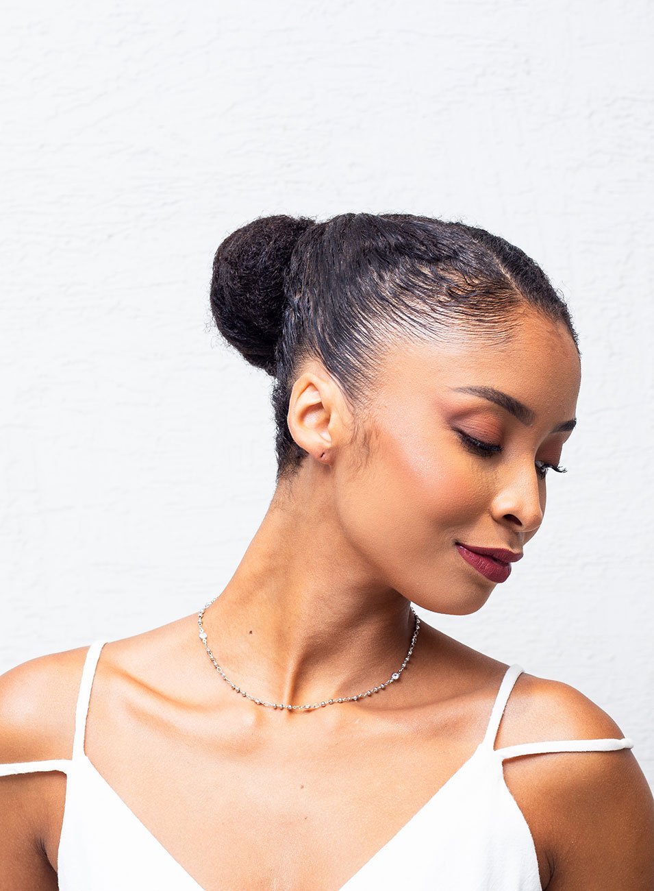 CHOKER AMÉLIA BANHO RÓDIO BRANCO