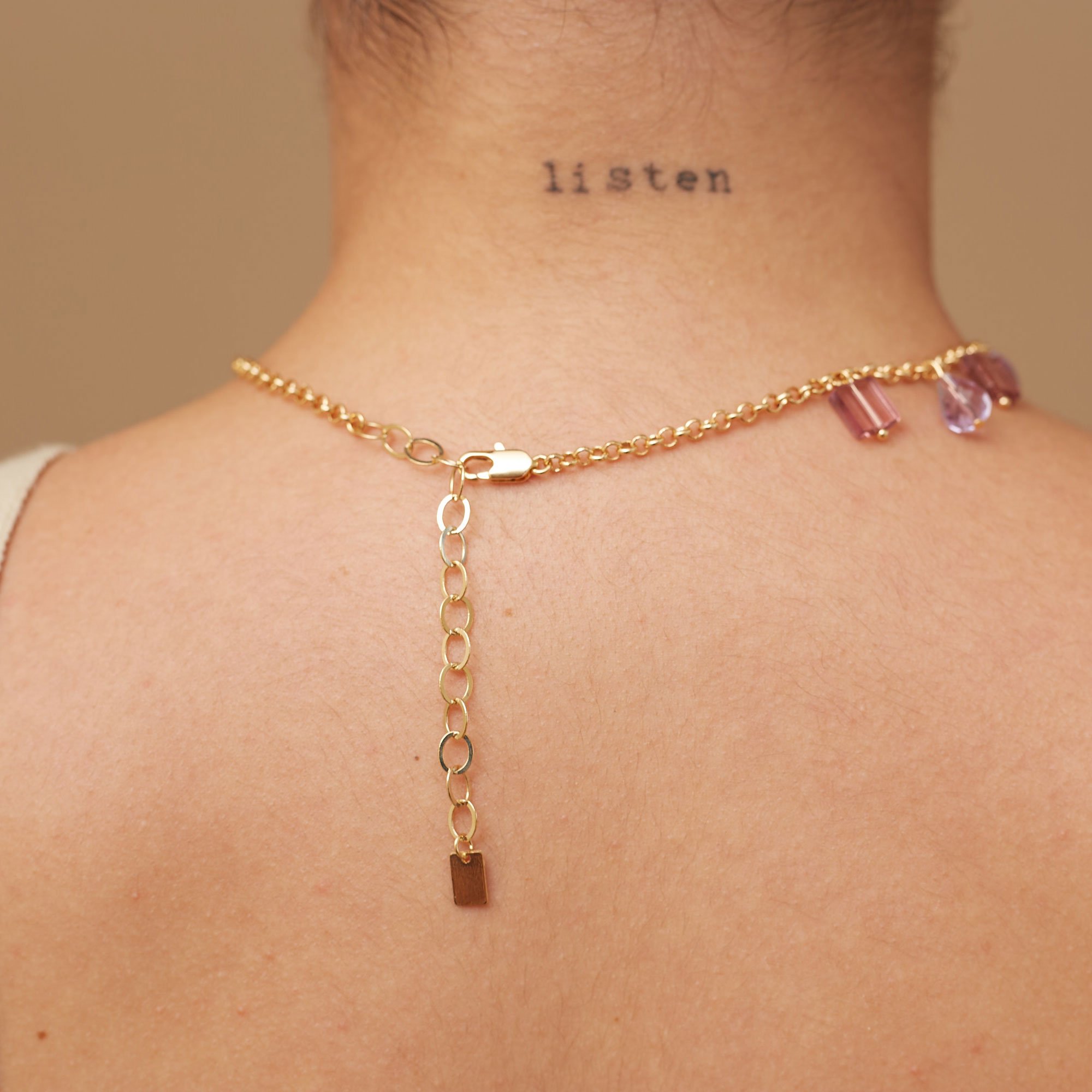 COLAR BABI BANHO OURO