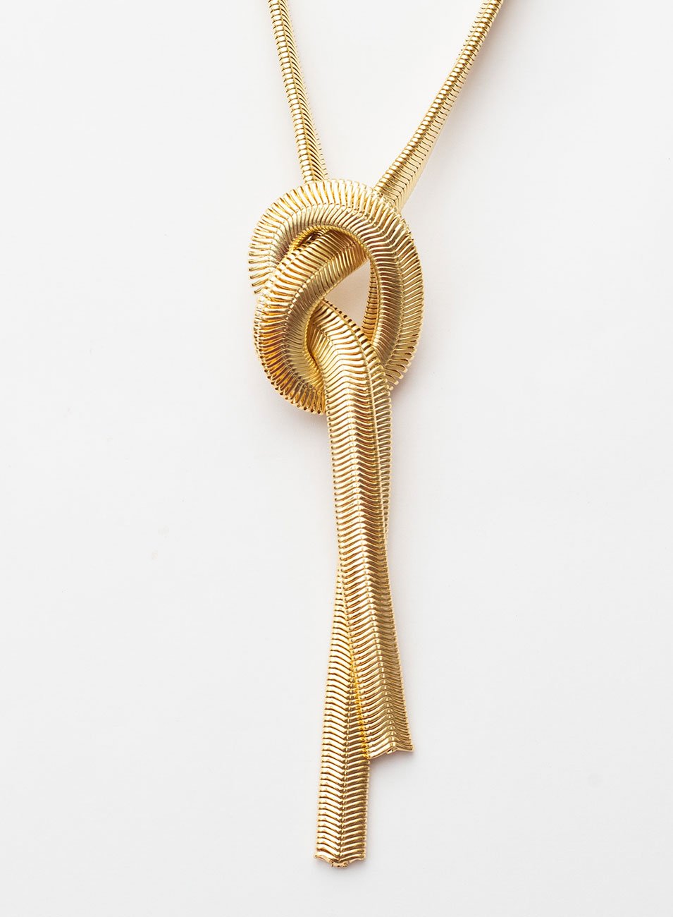 COLAR ELO INFINITO MAXI LONGO BANHO OURO 