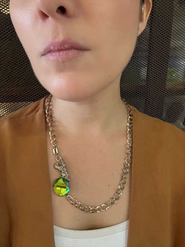 COLAR LEOPARDO CRISTAL FURTA COR ANA