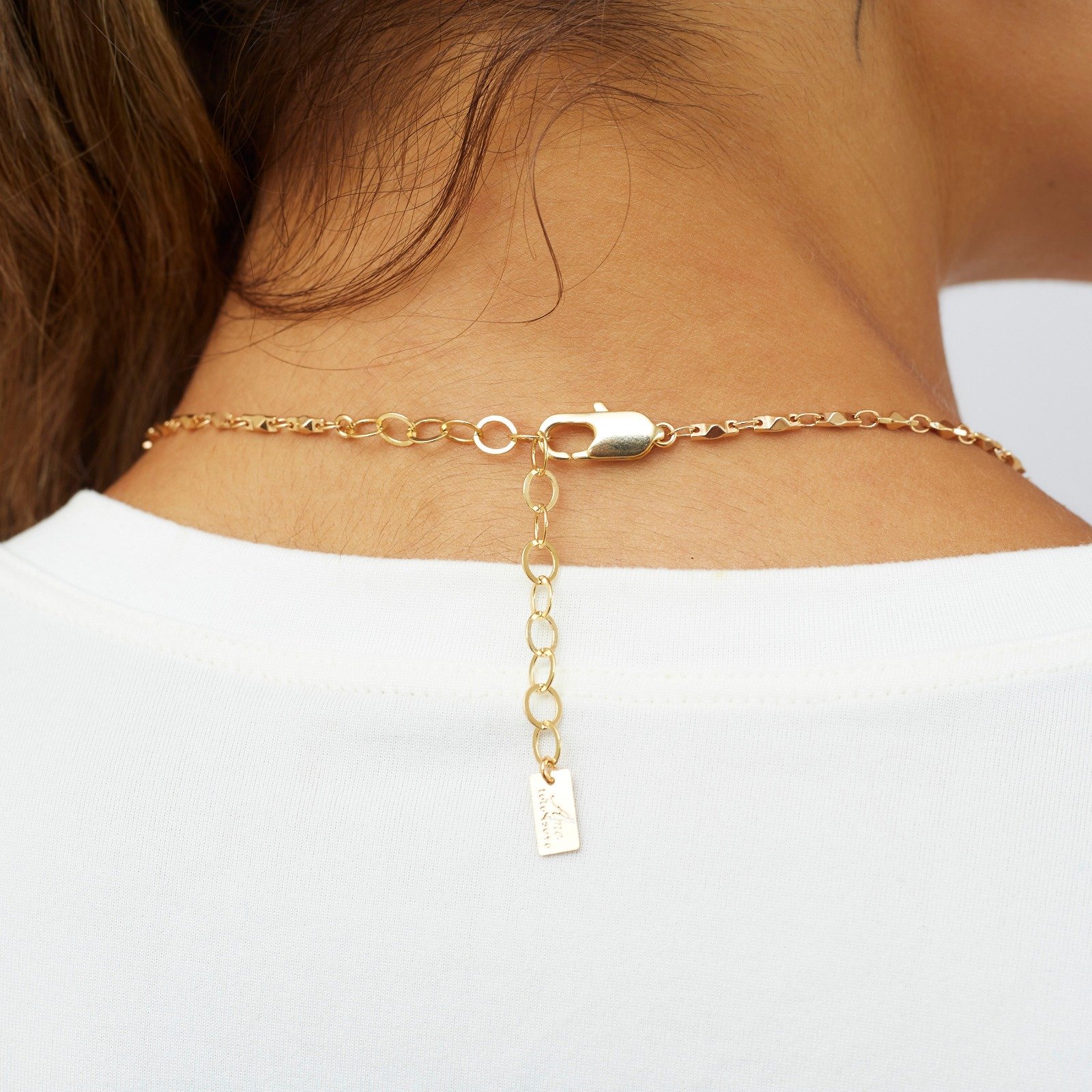 COLAR PEDRERA PINGENTE OLHO DE GATO LILÁS BANHO OURO