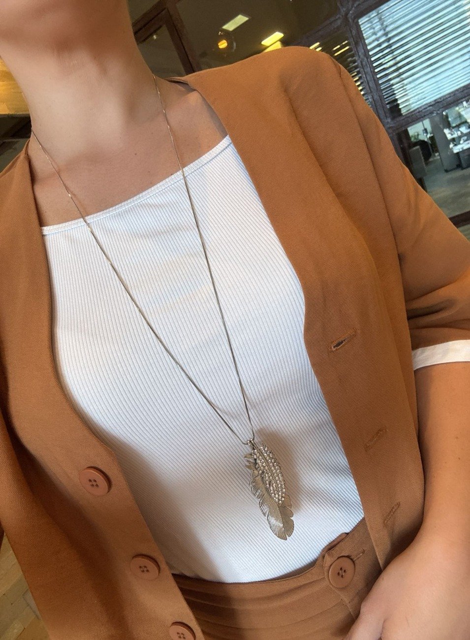 COLAR PENAS COM ZIRCONIA