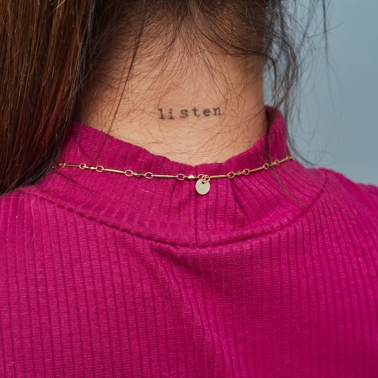 COLAR RUTY PINGENTE MADRE PÉROLA QUADRADO BANHO OURO