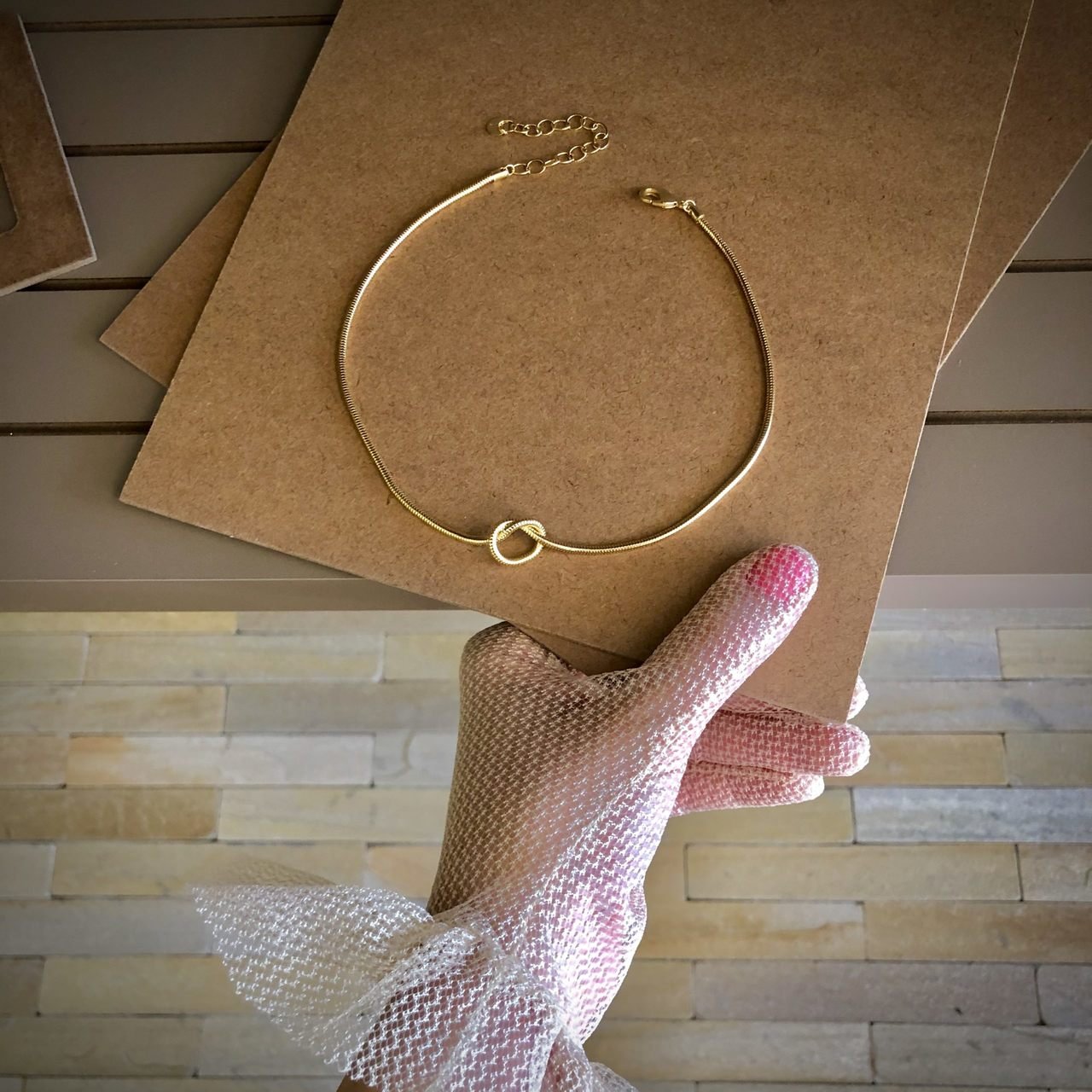 CHOKER NÓ CORRENTE RABO DE RATO BANHO OURO