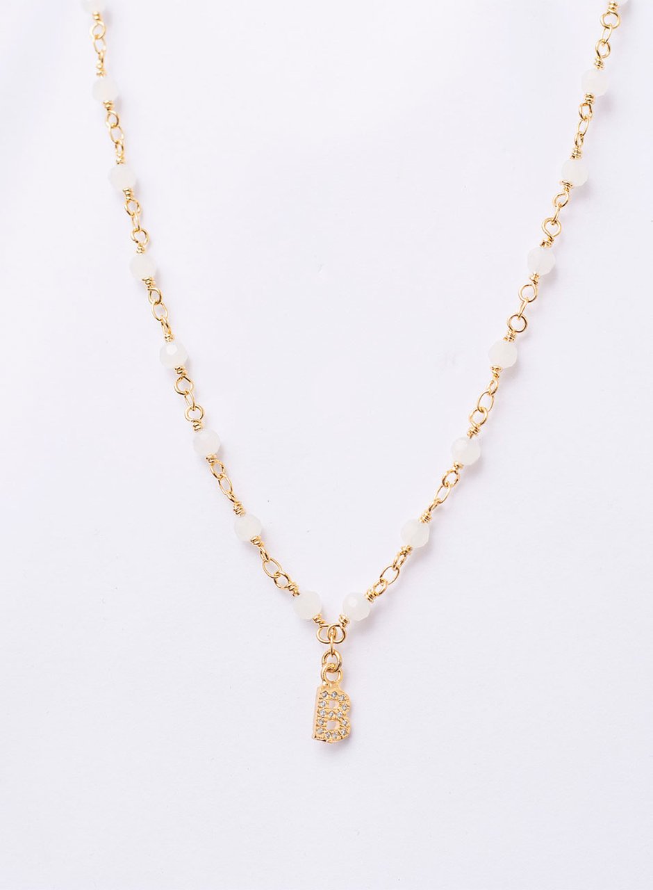 PINGENTE LETRAS CRAVAÇÃO ZIRCÔNIA BANHO OURO