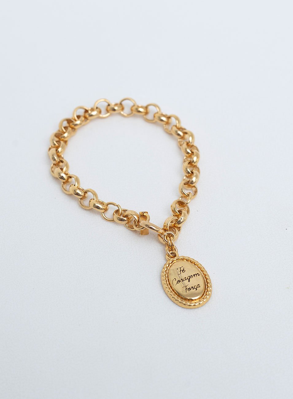 PULSEIRA ELOS SÃO FRANCISCO DE ASSIS BANHO OURO