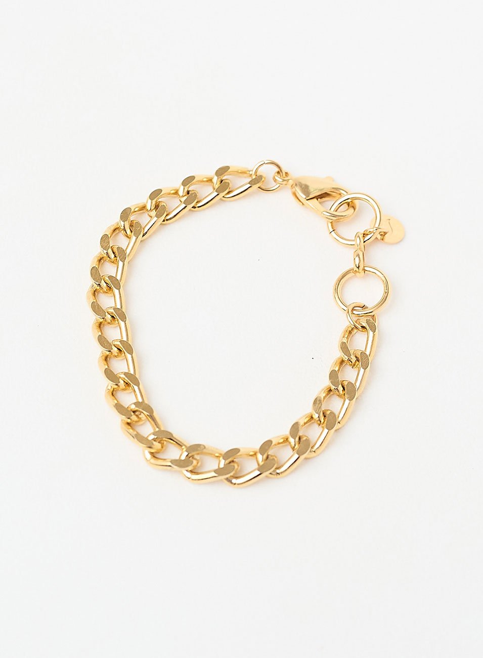 PULSEIRA GRUMET FINA BANHO OURO