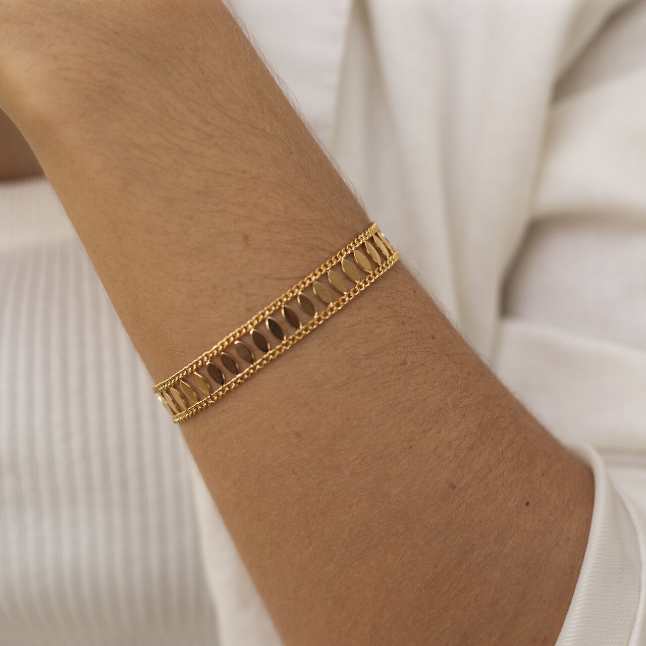 PULSEIRA NAVAGIO BARQUINHOS BANHO OURO