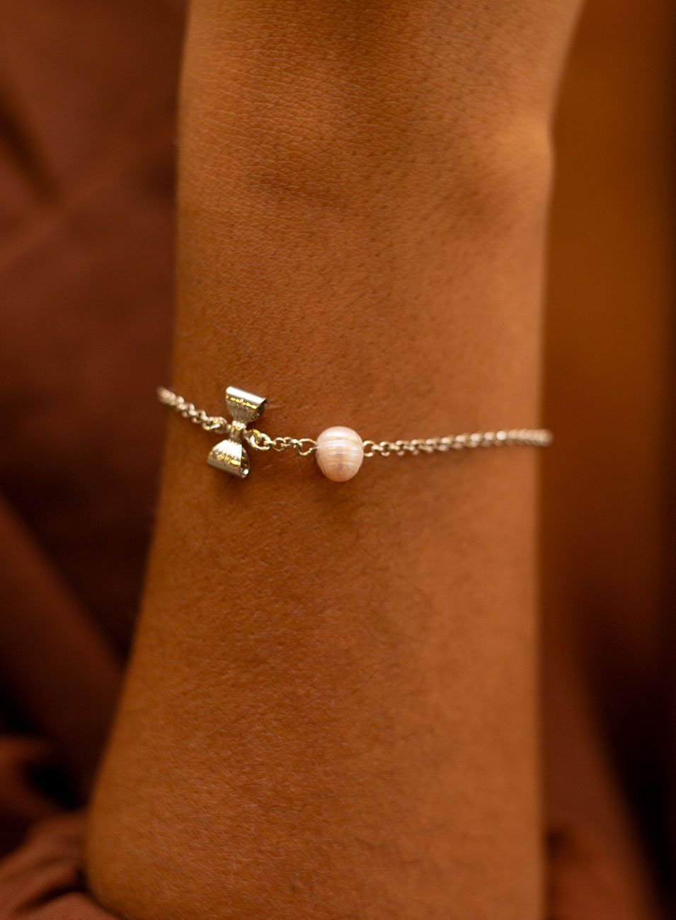 PULSEIRA PEROLAÇO BANHO RÓDIO BRANCO